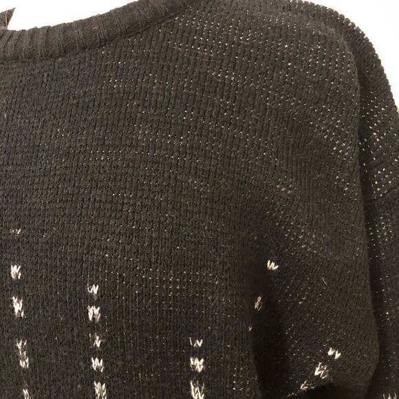 Vintage Sweater Graphix Geometric Blocks Chunky Pullover Sweater Medium - Picture 3 of 5